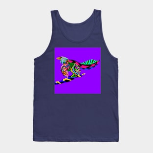 Caihong juji the lridiscent bird dinosaur ecopop Tank Top